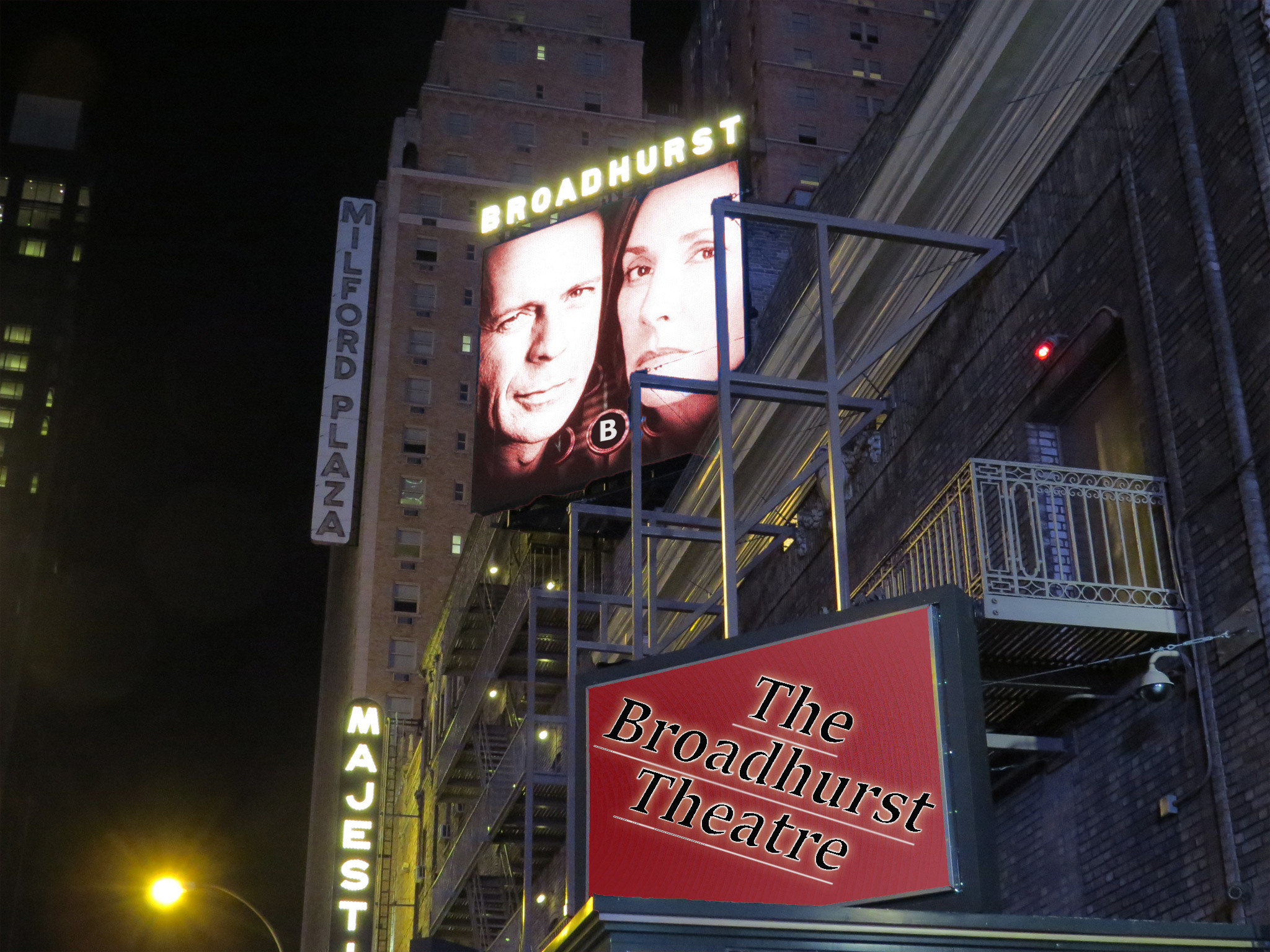 Broadhurst Theatre on Broadway in NYC