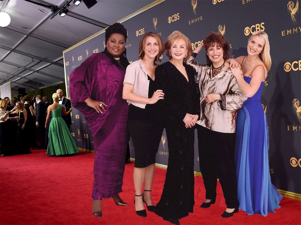 The Original Cast of The View on the Red Carpet