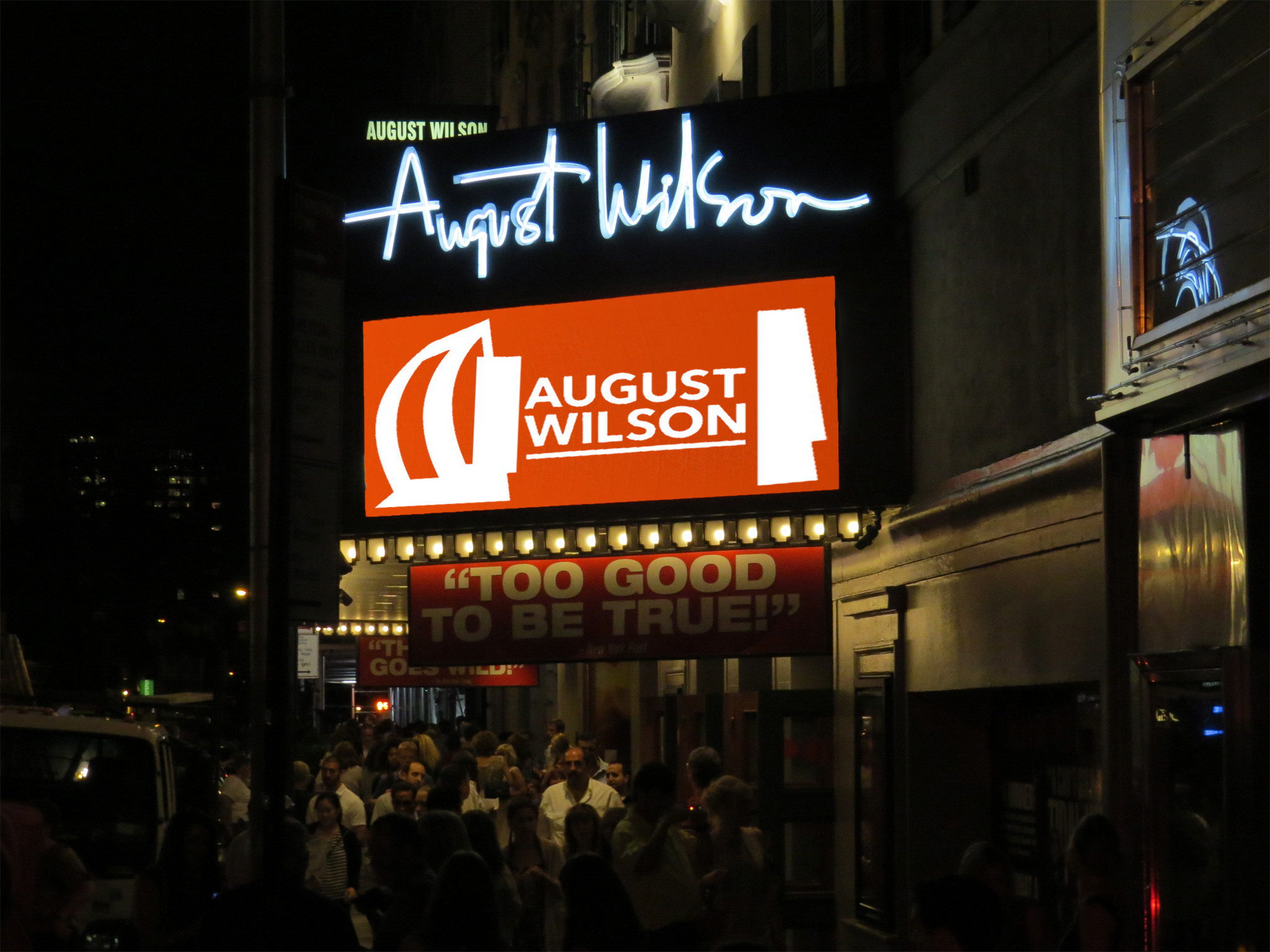 August Wilson Theatre Seating Chart Partial View