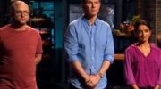 Bobby Flay introduces two contestants on his show