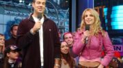 Carson Daly and Brittany Spears on the original version of TRL