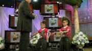 Two kids come on stage during the Maury Show