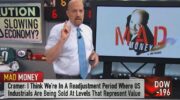 Jim Cramer discusses a possible readjustment period in the US economy