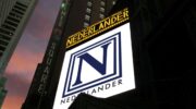 Broadway Nederlander Theatre Night Time Sign