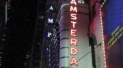 Broadway New Amsterdam Theatre Night Time Sign