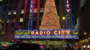 Radio City Music Hall Christmas Night Time Front Facing