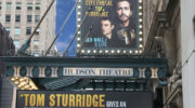 Broadway Sea Wall/A Life at Hudson Theatre Side View Sign