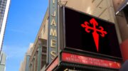 Broadway St James Theatre Day Time Sign