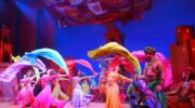 Ensemble dance scene in Aladdin on Broadway