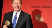 Charlie Rose accepts a Peabody Award