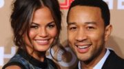 Husband and wife John Legend and Chrissy Teigen on the red carpet