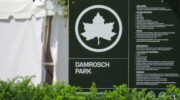 Damrosch Park Rules and Regulations Sign