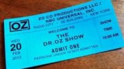 Ticket to The Dr. Oz Show