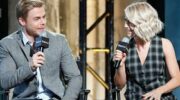 Celebrity siblings Derek and Julianne Hough on the AOL Build Show