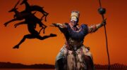 Lion King Rafiki on Broadway stage