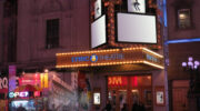 Broadway Lyric Theatre Night Time Shot Street View