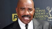 Steve Harvey on the red carpet at the Emmy Awards