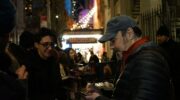 Danny Burstein Signing Autographs at Stage Door for Moulin Rouge
