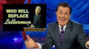 Colbert replaced the legendary David Letterman as the host of the Late Show