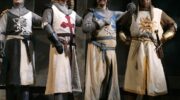 King Arthur and his Knights of the Round Table in Spamalot on Broadway