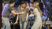 Paddy Considine and other cast members in The Ferryman on Broadway