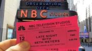 Late Night with Seth Meyer tickets outside NBC Studios