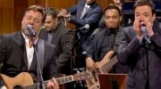 Russell Crowe plays guitar and Fallon plays the harmonica on The Tonight Show