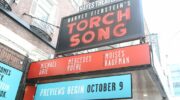 Torch Song marquee at the Helen Hayes Theatre in NYC
