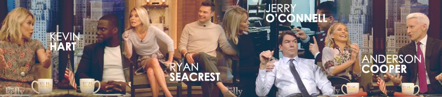 Kelly Ripa with various co-hosts Kelly Ripa with various co-hosts