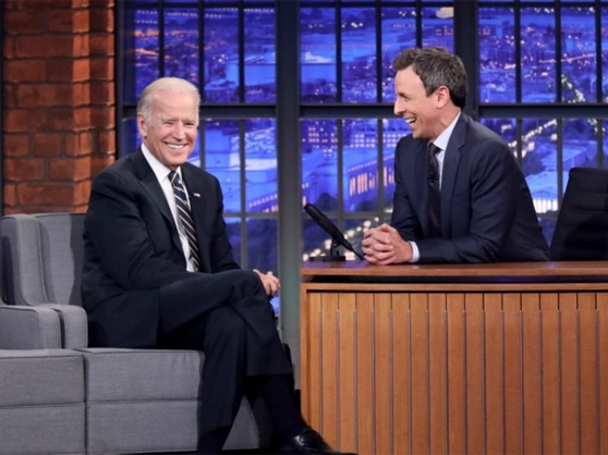 Former Vice President Joe Biden joins Seth Meyers