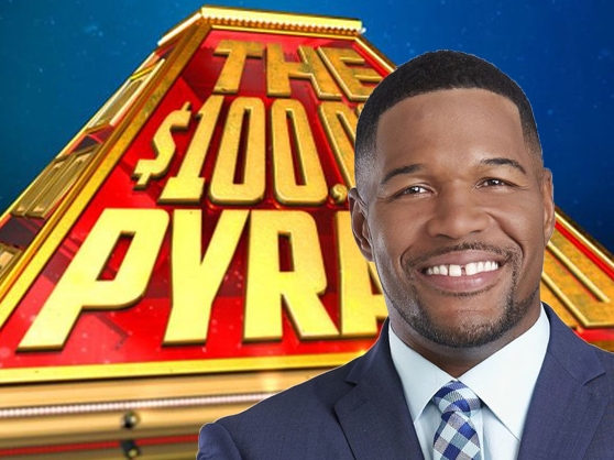 Michael Strahan in $100,000 Pyramid Game
