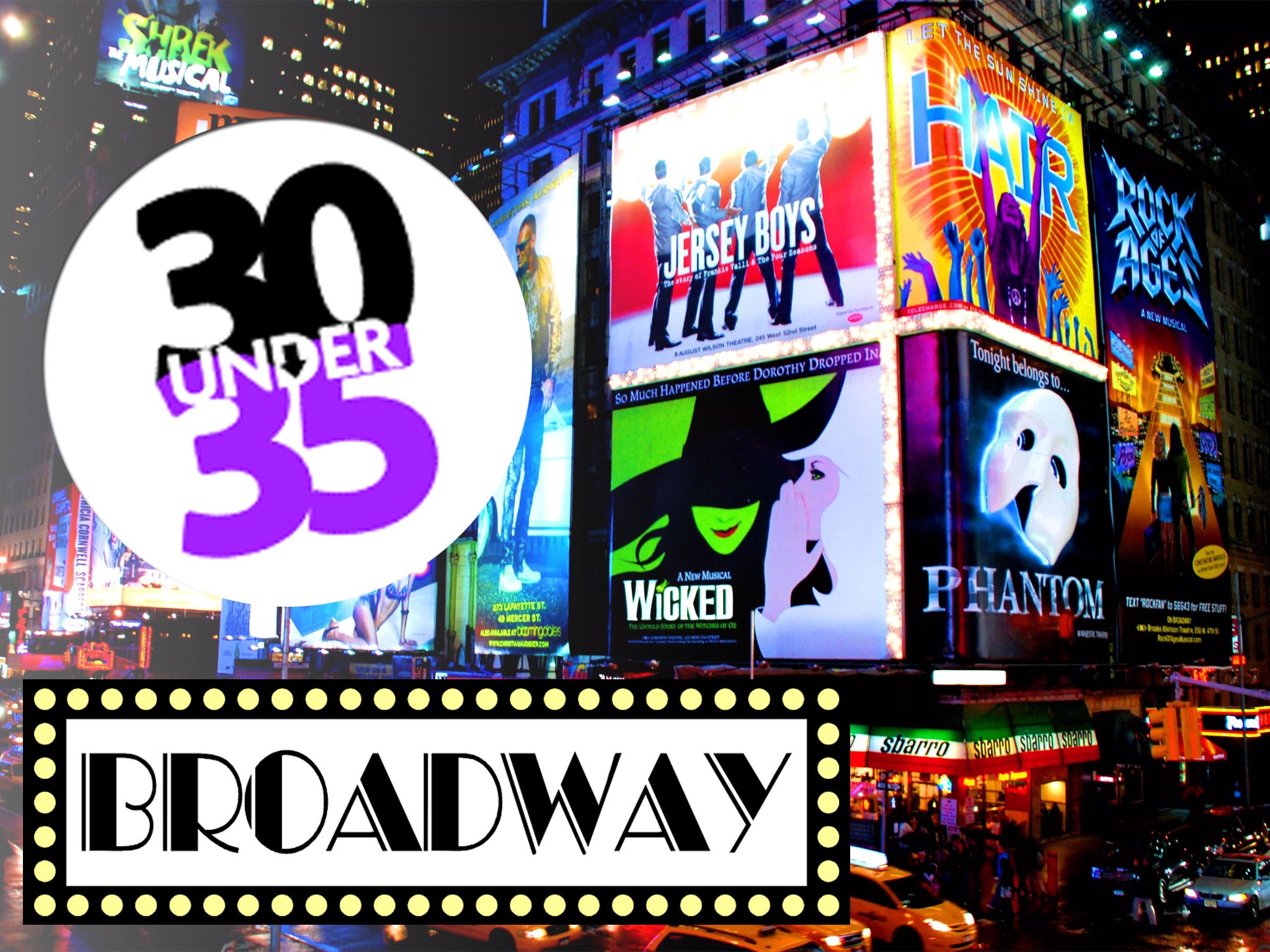Under 30 and Under 35 Discount Tickets