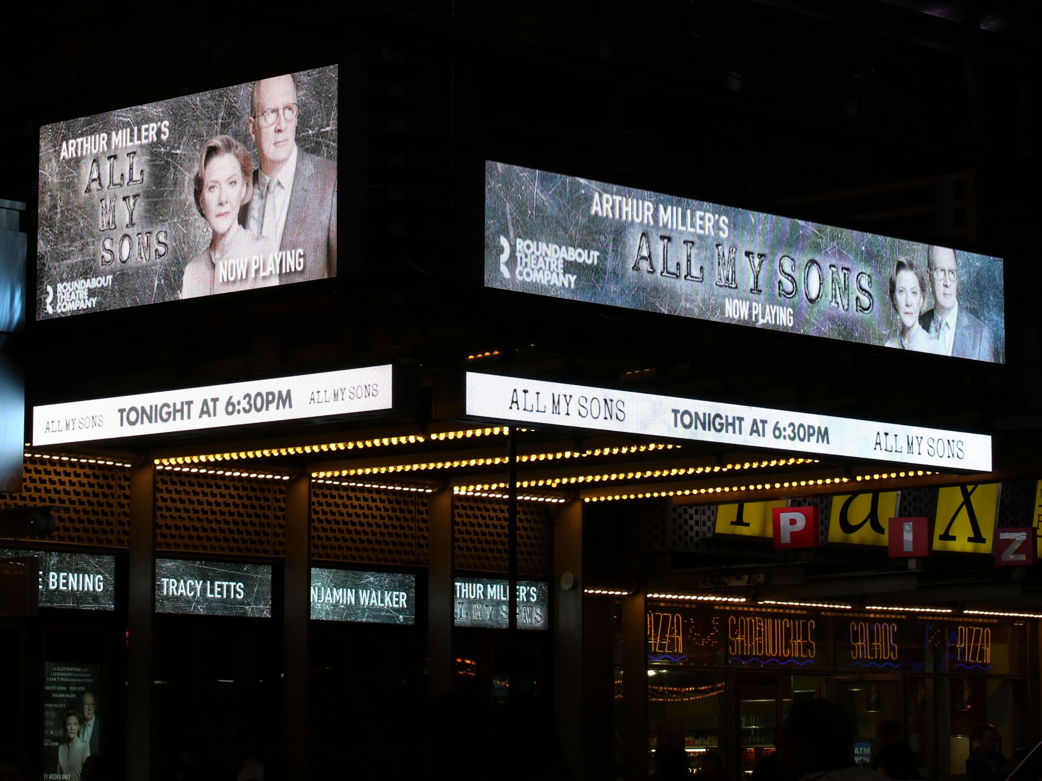 All My Sons American Airlines Broadway Theatre Marquee