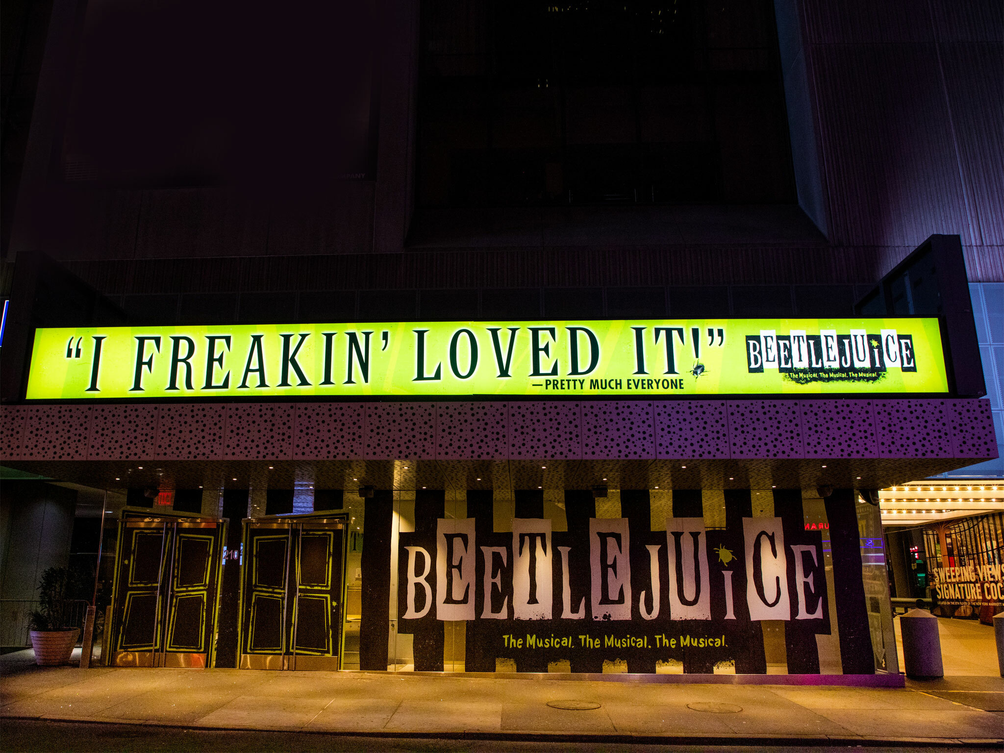 Beetlejuice Marquee