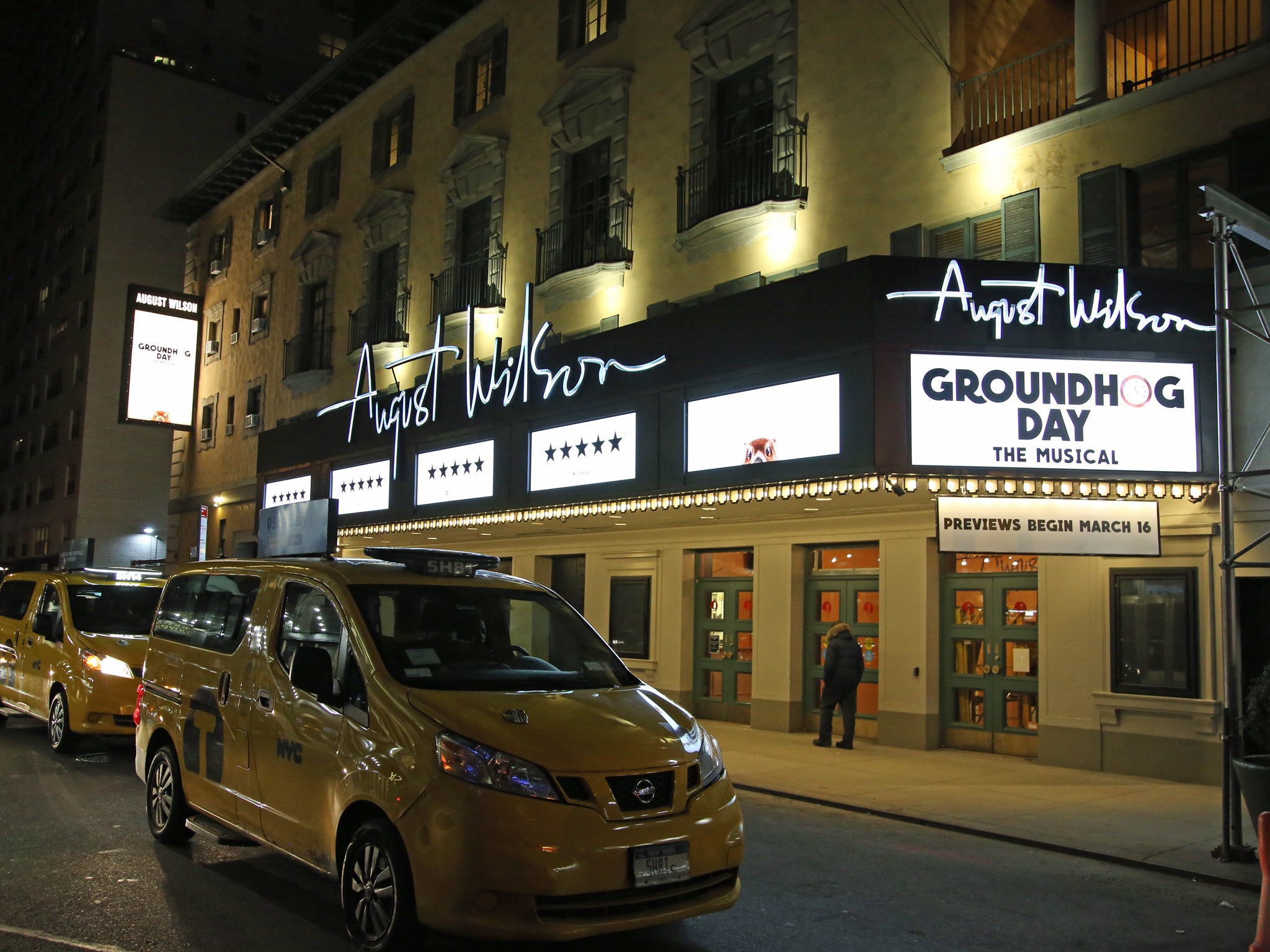 Groundhog Day Marquee