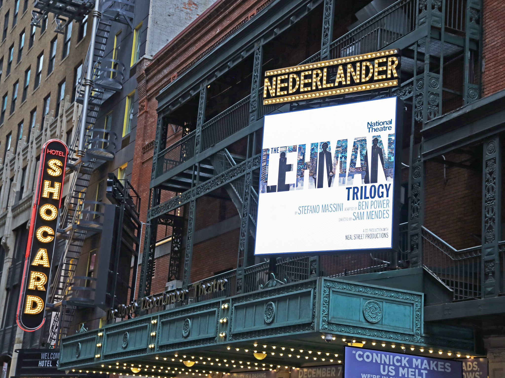 The Lehman Trilogy at the Nederlander Theatre