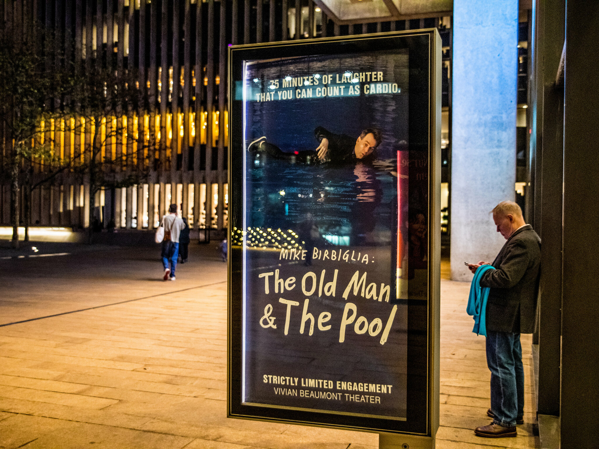 The Old Man and The Pool on Broadway