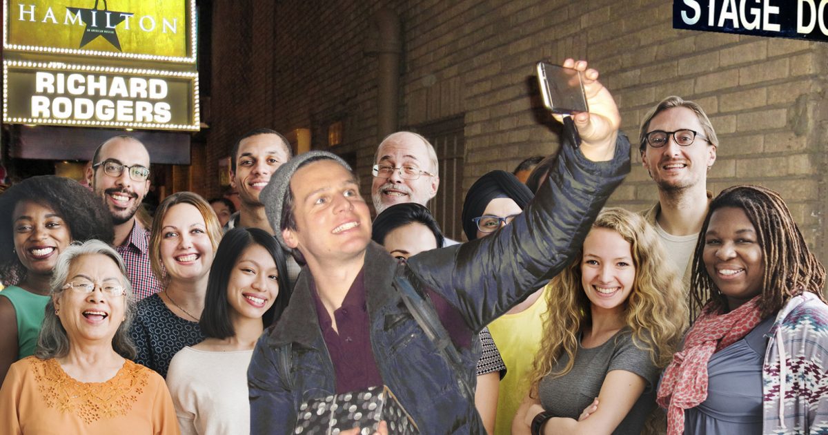 Broadway Stage Door Provides Interaction Between Stars and Fans