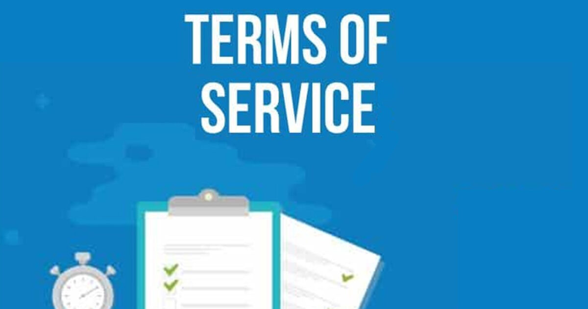 Terms Of Service