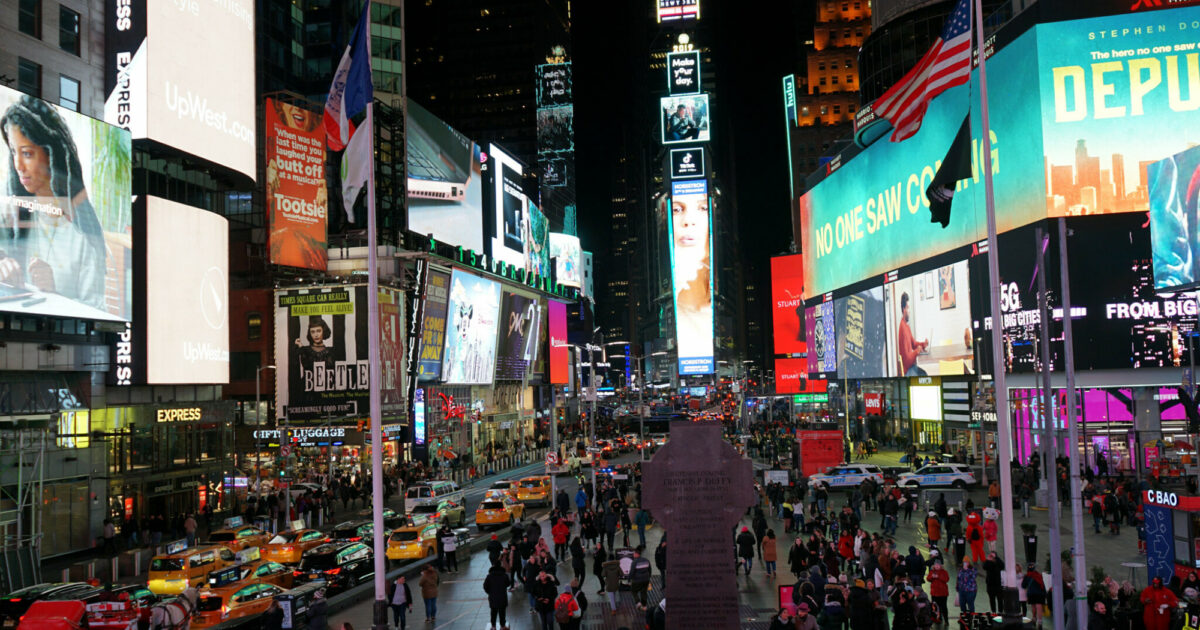 Times Square Congested Traffic Congestion Charge Expected To Have Effect on Broadway Ticket Sales