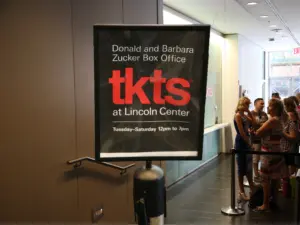 Lincoln Center TKTS Reopens For Same-Day Discount Broadway Tickets