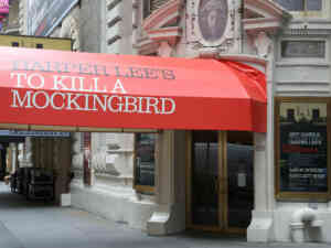 To Kill a Mockingbird Marquee on Broadway