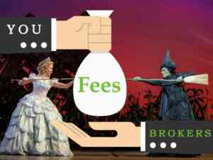 Broadway Broker Ticket Fees