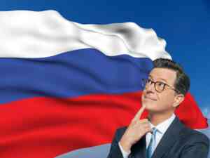 Stephen Colbert takes the Late Show to Russia for a week