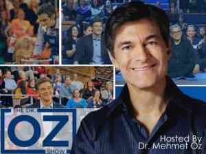 Dr Mehmet Oz hosts Dr Oz talk show