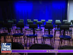 Empty Chairs at Greg Gutfeld TV Studio
