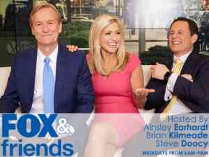 Ainsley Earhardt, Brian Kilmeade, and Steve Doocy on Fox and Friends