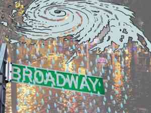 Hurricane Sandy Broadway
