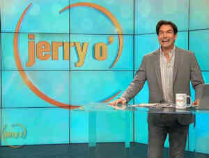 Jerry O'Connell hosting his new talk show Jerry O'