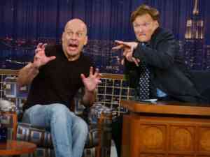 Conan O'Brien With Bruce Willis